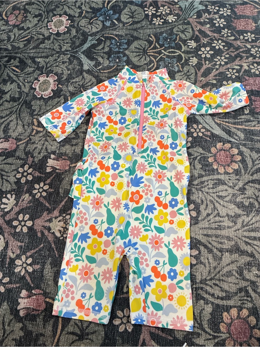 Baby Biden Floral SurfSuit with Ruffles